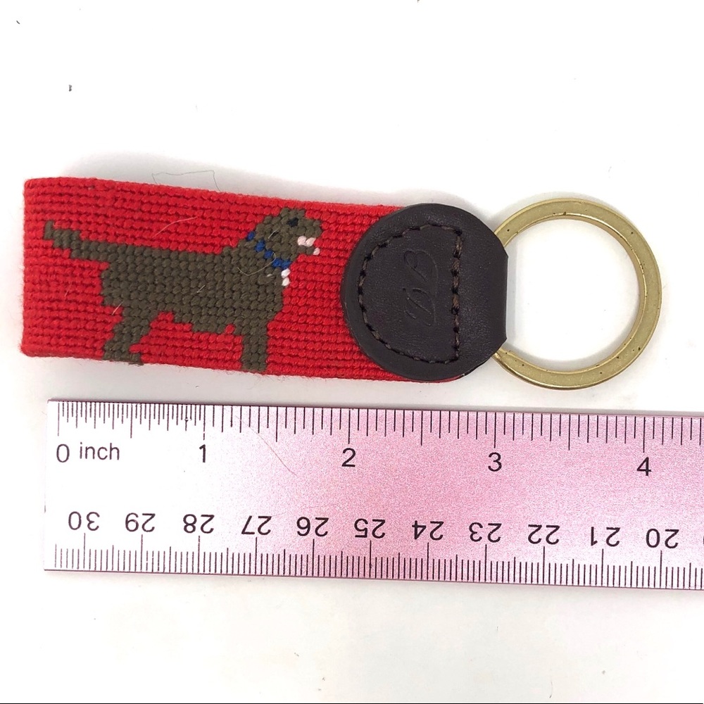 Labrador Retriever Needlepoint Key Fob - Picture 7 of 7